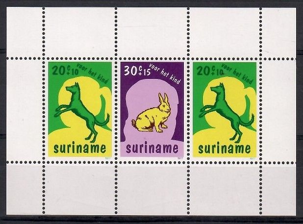 Znaczek Surinam 1977 Mi bl 20 Czyste **