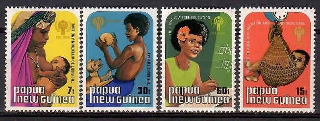 Znaczek Papua Nowa Gwinea 1979 Mi 377-380 Czyste **