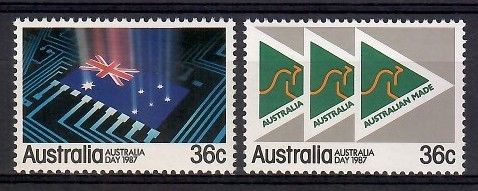 Znaczek Australia 1987 Mi 1013-1014 Czyste **