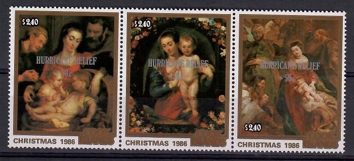 Znaczek Wyspy Cooka 1987 Mi 1234-1236 Czyste **