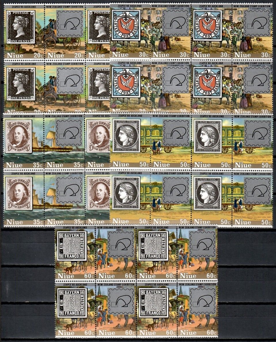 Znaczek Niue 1980 Mi 336-345 Czyste **