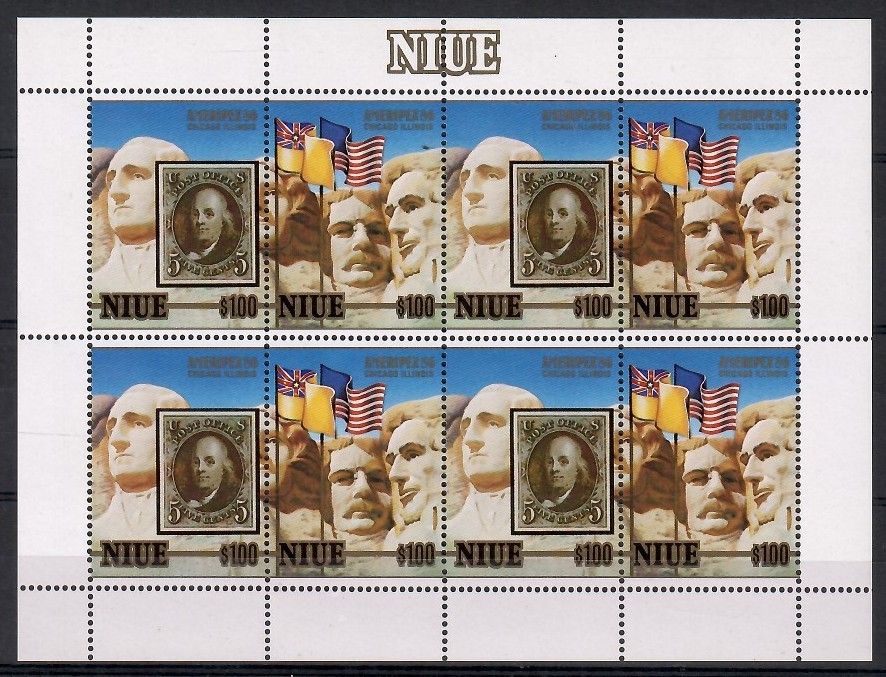Znaczek Niue 1986 Mi ark 665-666 Czyste **