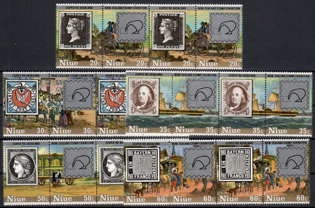 Znaczek Niue 1980 Mi 336-345 Czyste **