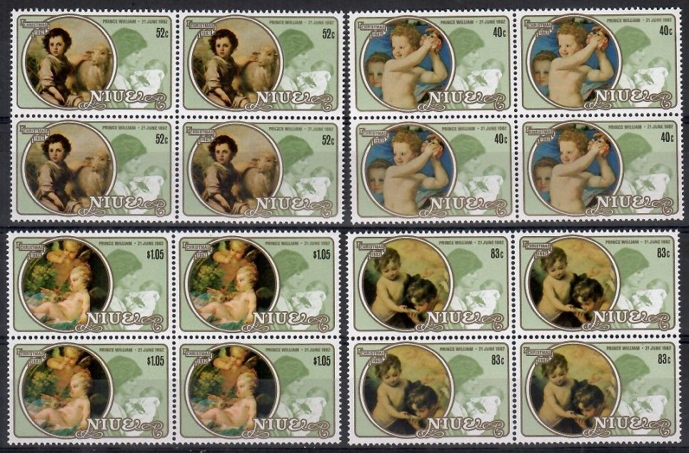 Znaczek Niue 1982 Mi 477-480 Czyste **