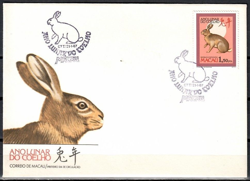 Znaczek Makau 1987 Mi 568 FDC
