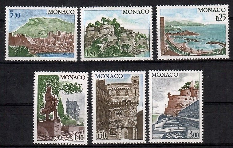 Znaczek Monako 1974 Mi 1148-1153 Czyste **