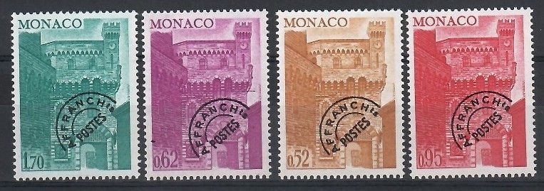 Znaczek Monako 1976 Mi 1232-1235 Czyste **