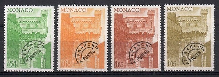 Znaczek Monako 1977 Mi 1275-1278 Czyste **
