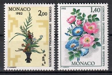 Znaczek Monako 1981 Mi 1496-1497 Czyste **