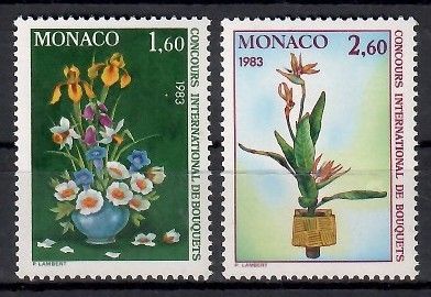 Znaczek Monako 1982 Mi 1558-1559 Czyste **