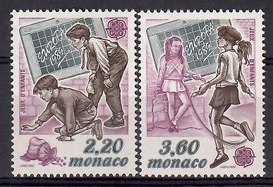 Znaczek Monako 1989 Mi 1919-1920 Czyste **