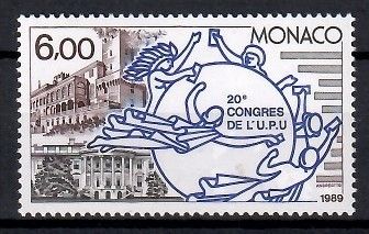Znaczek Monako 1989 Mi 1939 Czyste **