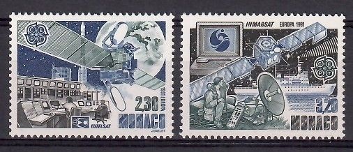 Znaczek Monako 1991 Mi 2009-2010 Czyste **