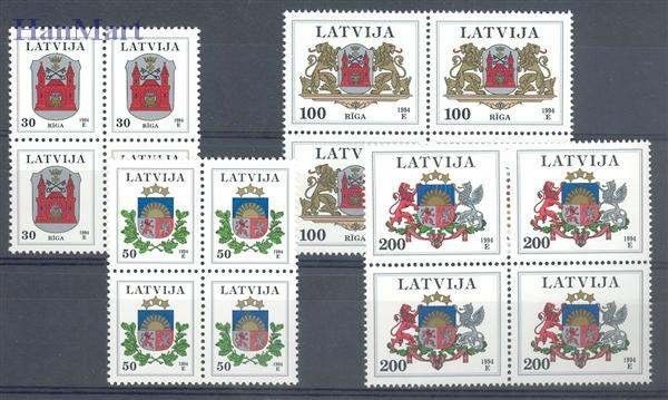 Znaczek Łotwa 1994 Mi 389-392 Czyste **