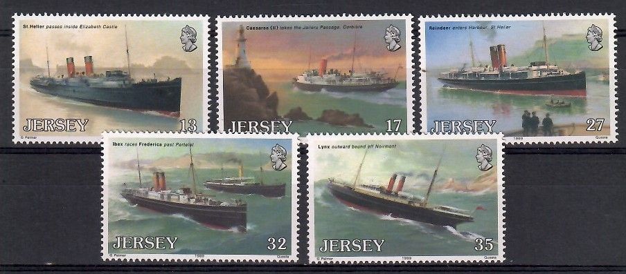 Znaczek Jersey 1989 Mi 491-495 Czyste **