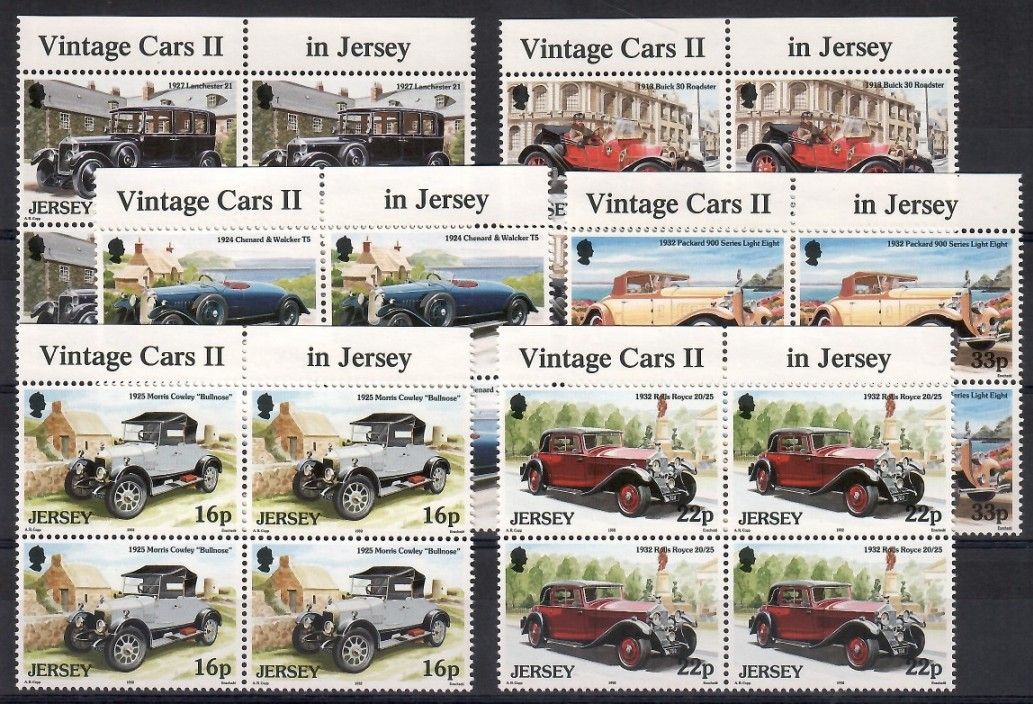 Znaczek Jersey 1992 Mi 585-590 Czyste **