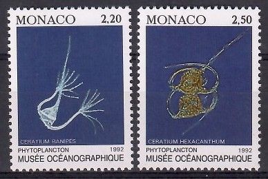Znaczek Monako 1992 Mi 2095-2096 Czyste **