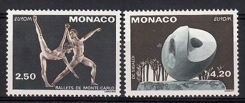 Znaczek Monako 1993 Mi 2120-2121 Czyste **