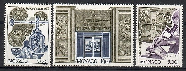 Znaczek Monako 1996 Mi 2311-2313 Czyste **