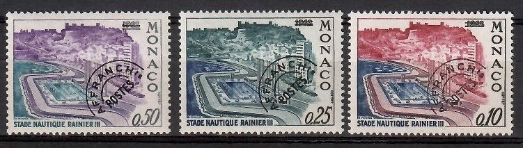Znaczek Monako 1964 Mi 795-797 Czyste **