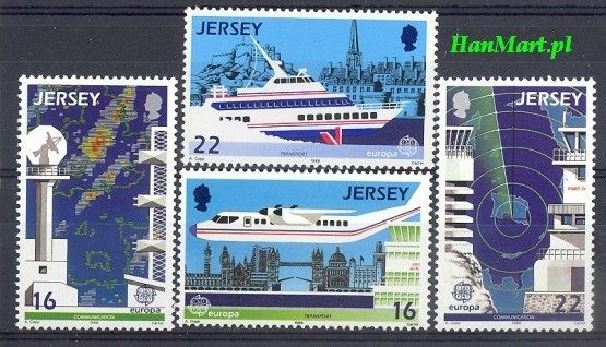 Znaczek Jersey 1988 Mi 435-438 Czyste **