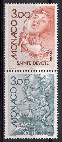Znaczek Monako 1993 Mi 2355-2356 Czyste **