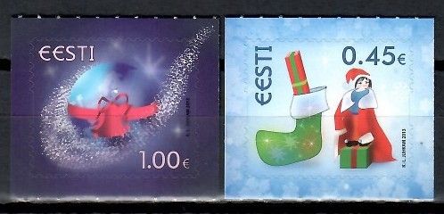 Znaczek Estonia 2013 Mi 778-779 Czyste **