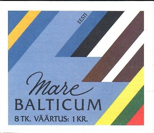 Znaczek Estonia 1993 Mi mh 1 Czyste **