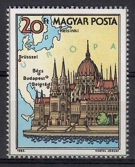 Znaczek Węgry 1983 Mi 3610 Czyste **