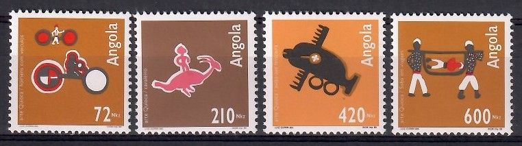 Znaczek Angola 1993 Mi 924-927 Czyste **