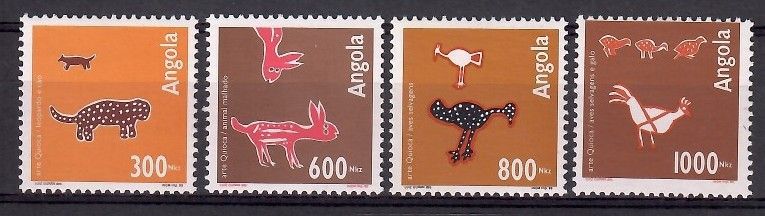 Znaczek Angola 1993 Mi 941-944 Czyste **