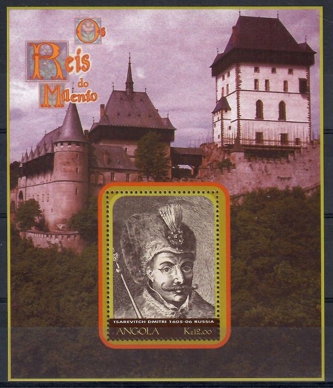 Znaczek Angola 2000 Mi bl 89 Czyste **