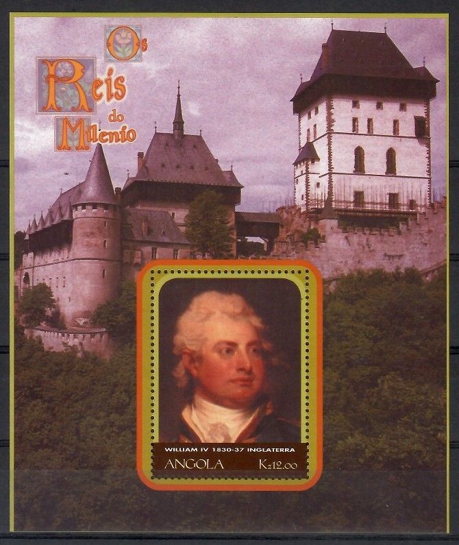Znaczek Angola 2000 Mi bl 90 Czyste **