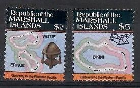 Znaczek Wyspy Marshalla 1986 Mi 71-72 Czyste **