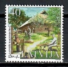 Znaczek Łotwa 2003 Mi 589 Czyste **