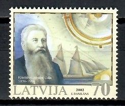 Znaczek Łotwa 2002 Mi 573 Czyste **