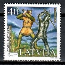 Znaczek Łotwa 2005 Mi 643 Czyste **