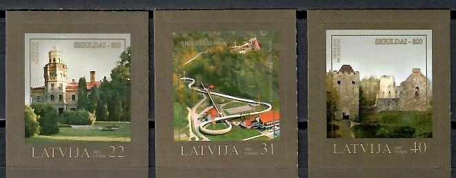 Znaczek Łotwa 2007 Mi 704-706 Czyste **