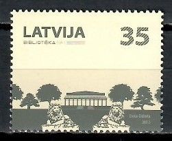 Znaczek Łotwa 2012 Mi 827 Czyste **