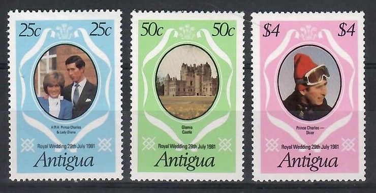 Znaczek Antigua i Barbuda 1981 Mi 628-630A Czyste **
