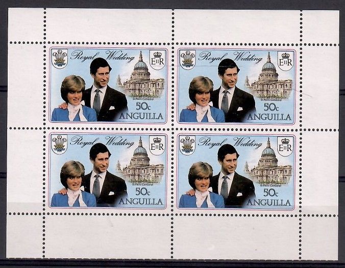 Znaczek Anguilla 1981 Mi h-blatt 442Ya Czyste **