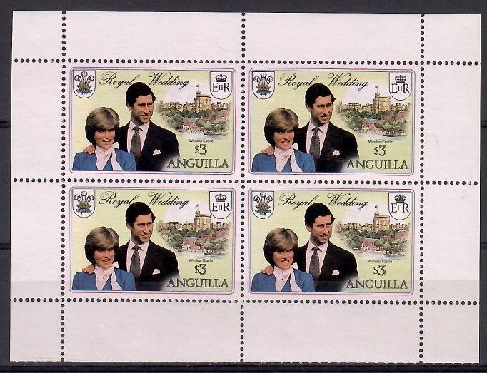 Znaczek Anguilla 1981 Mi h-blatt 444Ya Czyste **