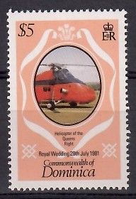 Znaczek Dominika 1981 Mi 716 Czyste **