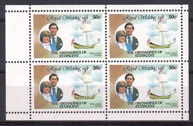 Znaczek Grenadines of St Vincent 1981 Mi h-blatt 212C Czyste **