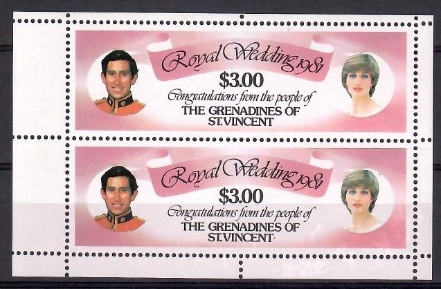 Znaczek Grenadines of St Vincent 1981 Mi h-blatt 215C Czyste **
