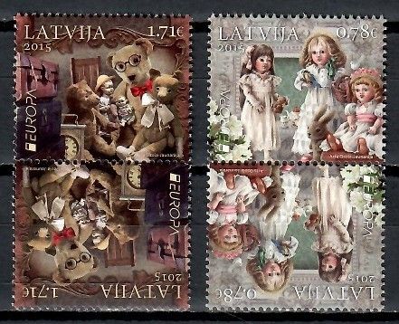 Znaczek Łotwa 2015 Mi 941-942 Czyste **