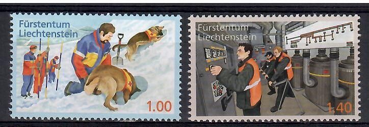 Znaczek Liechtenstein 2013 Mi 1665-1666 Czyste **