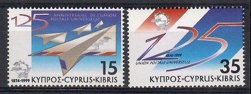 Znaczek Cypr 1999 Mi 934-935 Czyste **