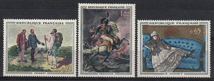 Znaczek Francja 1962 Mi 1415-1417 Czyste **