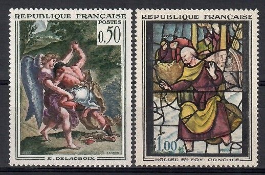 Znaczek Francja 1963 Mi 1426-1427 Czyste **